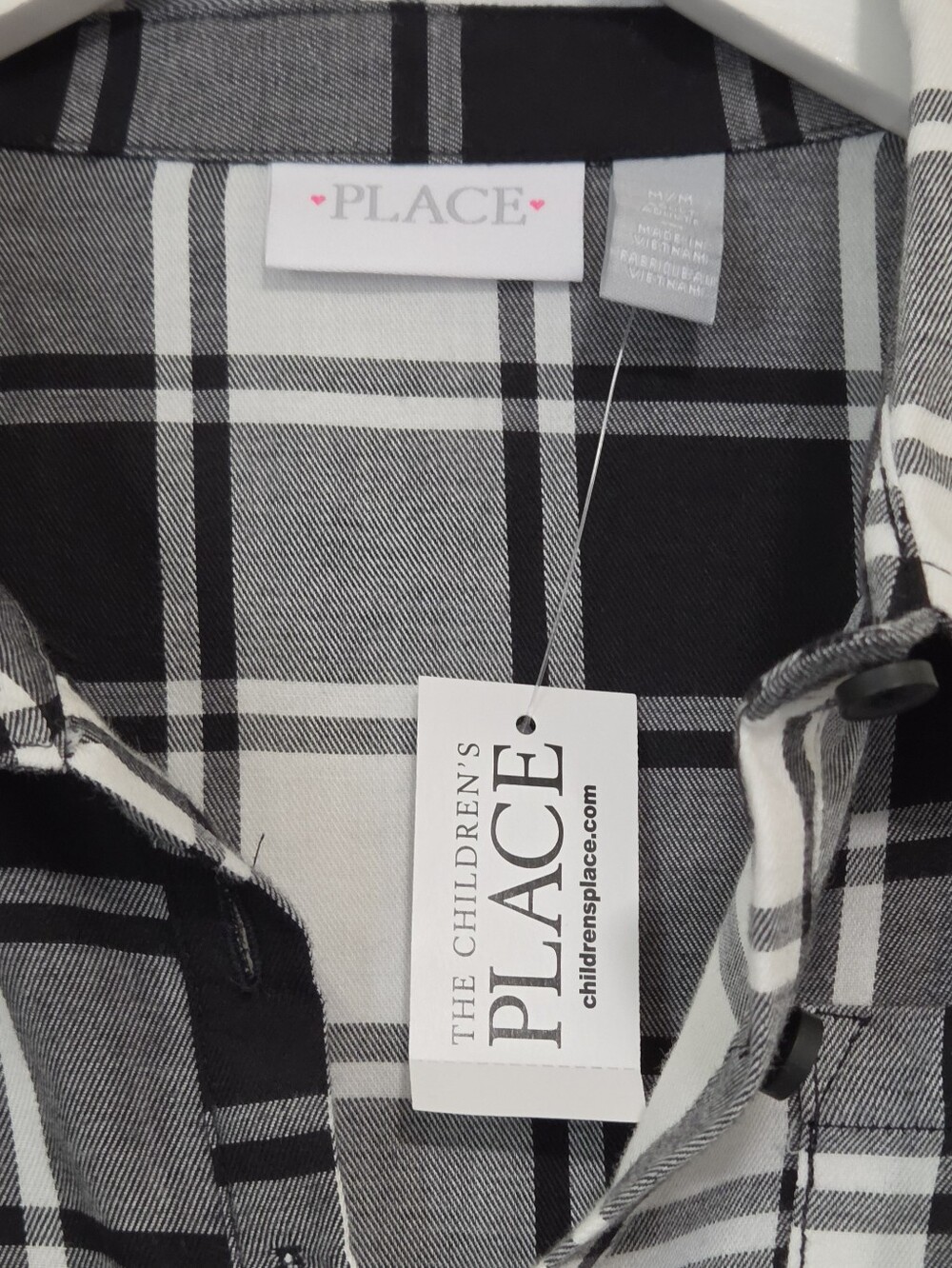 The Children's Place Women's Matching Family Buffalo Plaid Shirt Dress M - Picture 5 of 13